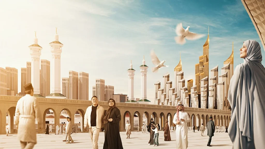 Arabia Saudite nis zgjerimin gjigant të Mekës me kulla të larta me pamje nga Qabeja