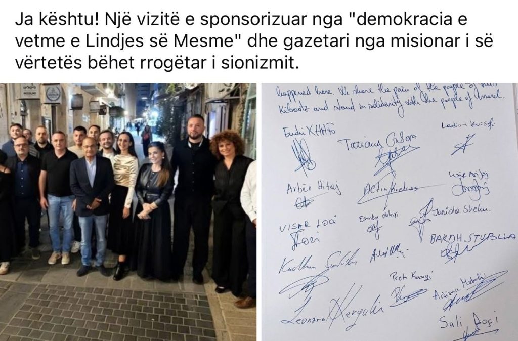 Skandal në media: Gazetarë shqiptarë vizitojnë Izraelin ndërkohë që Gaza përballet me gjenocid