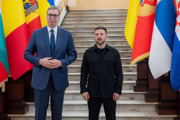 Vuçiq në Kiev, Serbia nuk nënshkruan deklaratën për mbështetjen ndaj Ukrainës